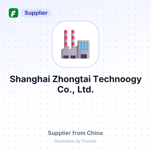 Shanghai Zhongtai Technoogy Co., Ltd. – summary card, no photo uploaded yet