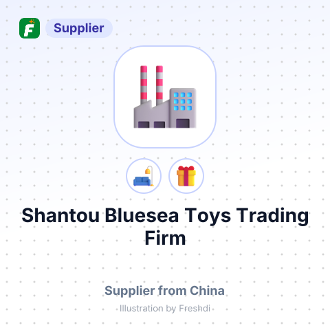 Shantou Bluesea Toys Trading Firm – summary card, no photo uploaded yet