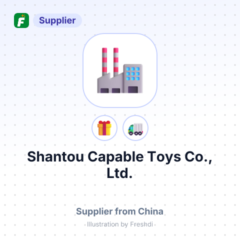 Shantou Capable Toys Co., Ltd. – summary card, no photo uploaded yet