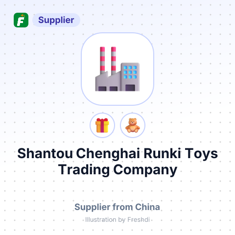 Shantou Chenghai Runki Toys Trading Company – summary card, no photo uploaded yet