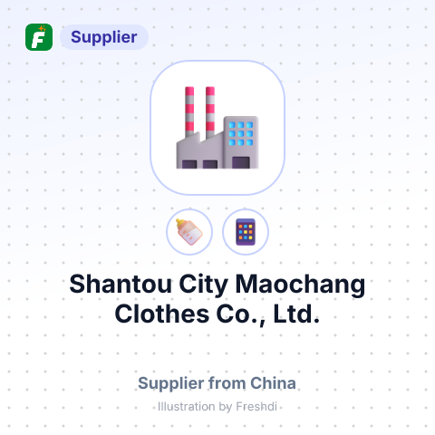 Shantou City Maochang Clothes Co., Ltd. – summary card, no photo uploaded yet