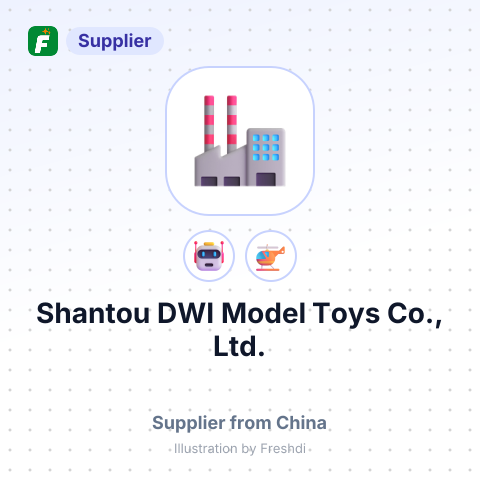 Shantou DWI Model Toys Co., Ltd. – summary card, no photo uploaded yet