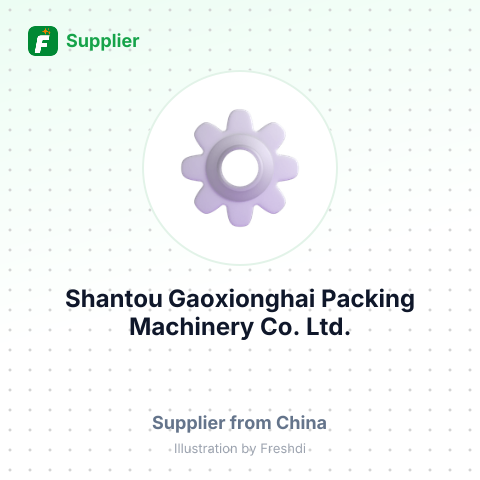 Shantou Gaoxionghai Packing Machinery Co., Ltd. – summary card, no photo uploaded yet