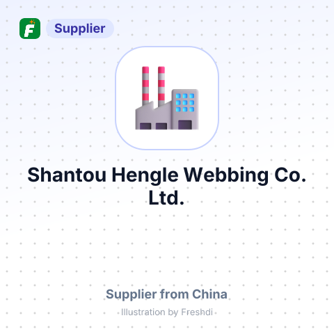 Shantou Hengle Webbing Co., Ltd. – summary card, no photo uploaded yet