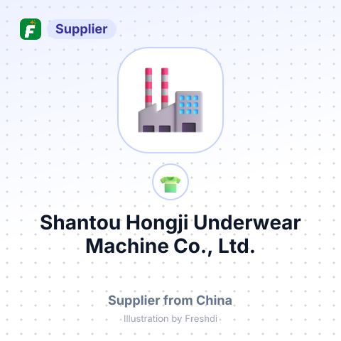 Shantou Hongji Underwear Machine Co., Ltd. – summary card, no photo uploaded yet