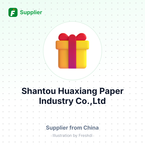Shantou Huaxiang Paper Industry Co.,Ltd – summary card, no photo uploaded yet