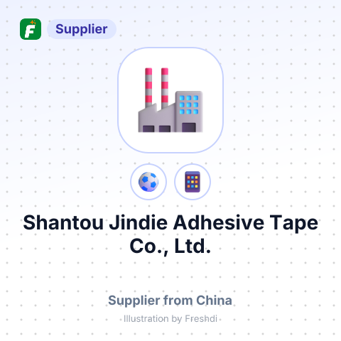 Shantou Jindie Adhesive Tape Co., Ltd. – summary card, no photo uploaded yet