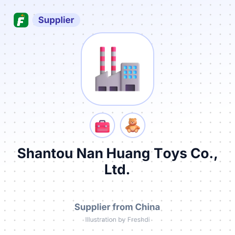 Shantou Nan Huang Toys Co., Ltd. – summary card, no photo uploaded yet