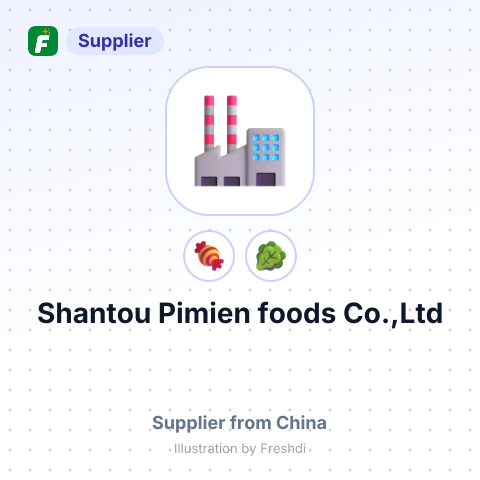 Shantou Pimien foods Co.,Ltd – summary card, no photo uploaded yet