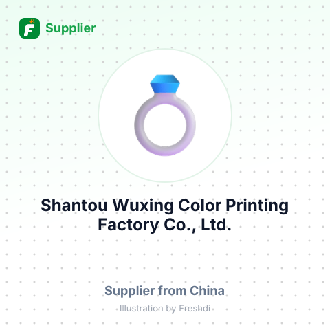 Shantou Wuxing Color Printing Factory Co., Ltd. – summary card, no photo uploaded yet