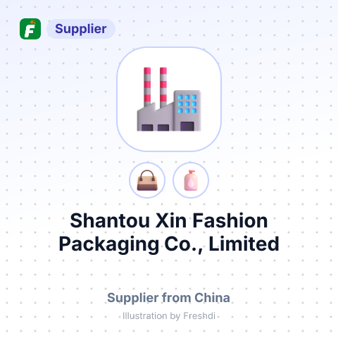 Shantou Xin Fashion Packaging Co., Limited – summary card, no photo uploaded yet