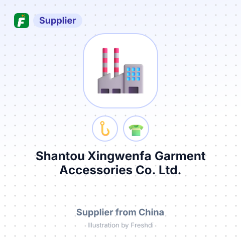 Shantou Xingwenfa Garment Accessories Co., Ltd. – summary card, no photo uploaded yet