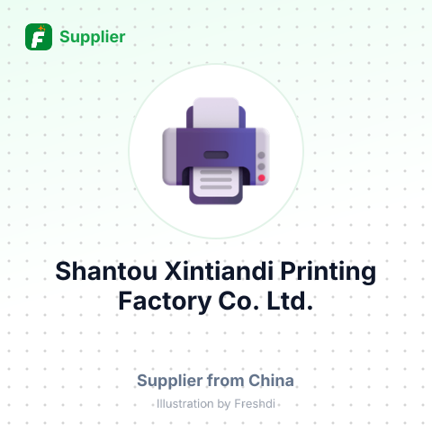 Shantou Xintiandi Printing Factory Co., Ltd. – summary card, no photo uploaded yet