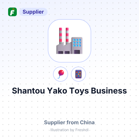 Shantou Yako Toys Business – summary card, no photo uploaded yet