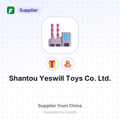 Shantou Yeswill Toys Co., Ltd. – summary card, no photo uploaded yet