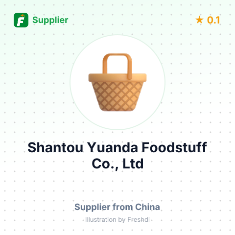 Shantou Yuanda Foodstuff Co., Ltd  – summary card, no photo uploaded yet