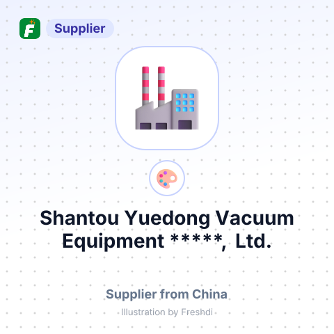Shantou Yuedong Vacuum Equipment *****, Ltd. – summary card, no photo uploaded yet