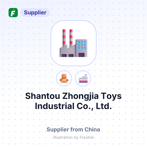 Shantou Zhongjia Toys Industrial Co., Ltd. – summary card, no photo uploaded yet