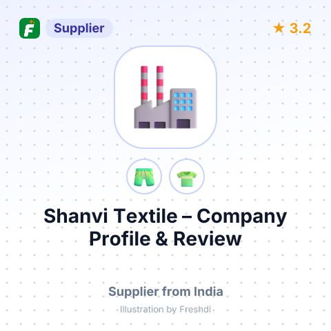 Shanvi Textile – summary card, no photo uploaded yet