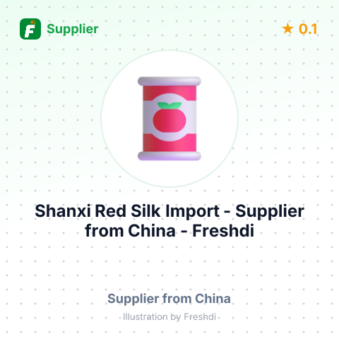 Shanxi Red Silk Import  – summary card, no photo uploaded yet