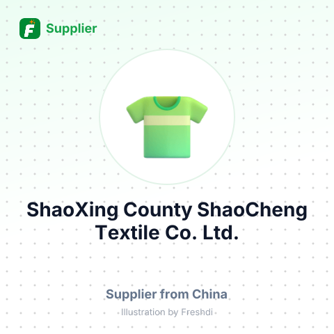 ShaoXing County ShaoCheng Textile Co.,Ltd. – summary card, no photo uploaded yet