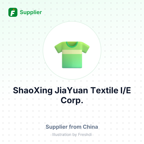ShaoXing JiaYuan Textile I/E Corp. – summary card, no photo uploaded yet