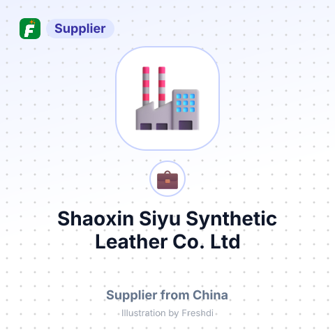 Shaoxin Siyu Synthetic Leather Co.,Ltd – summary card, no photo uploaded yet