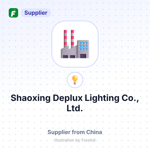 Shaoxing Deplux Lighting Co., Ltd. – summary card, no photo uploaded yet