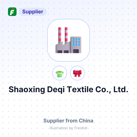 Shaoxing Deqi Textile Co., Ltd. – summary card, no photo uploaded yet