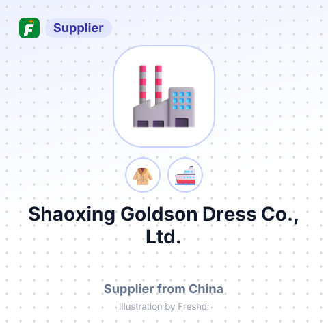 Shaoxing Goldson Dress Co., Ltd. – summary card, no photo uploaded yet