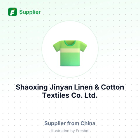Shaoxing Jinyan Linen & Cotton Textiles Co., Ltd. – summary card, no photo uploaded yet