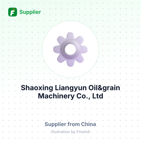 Shaoxing Liangyun Oil&grain Machinery Co., Ltd – summary card, no photo uploaded yet