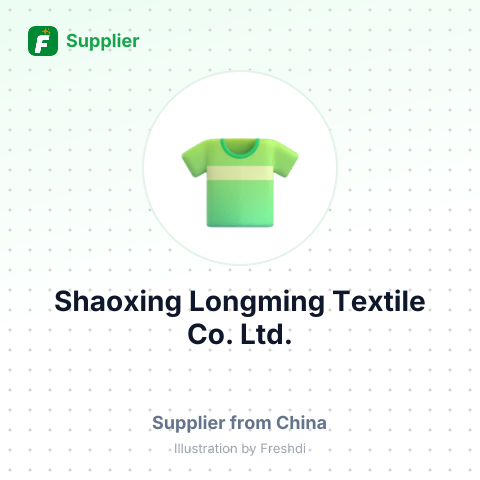 Shaoxing Longming Textile Co., Ltd. – summary card, no photo uploaded yet