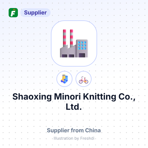 Shaoxing Minori Knitting Co., Ltd. – summary card, no photo uploaded yet