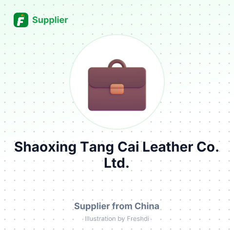 Shaoxing Tang Cai Leather Co., Ltd. – summary card, no photo uploaded yet