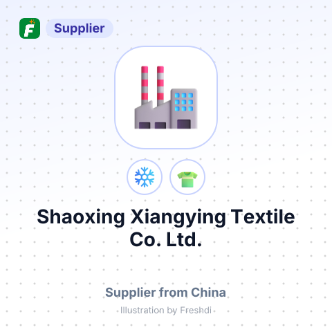 Shaoxing Xiangying Textile Co., Ltd. – summary card, no photo uploaded yet