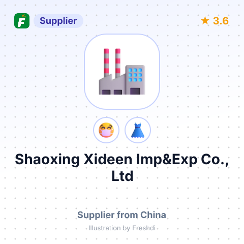 Shaoxing Xideen Imp&Exp Co., Ltd – summary card, no photo uploaded yet