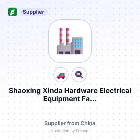 Shaoxing Xinda Hardware Electrical Equipment Fa... – summary card, no photo uploaded yet