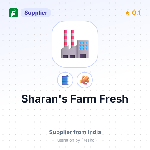 Sharan's Farm Fresh  – summary card, no photo uploaded yet