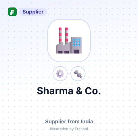 Sharma & Co. – summary card, no photo uploaded yet