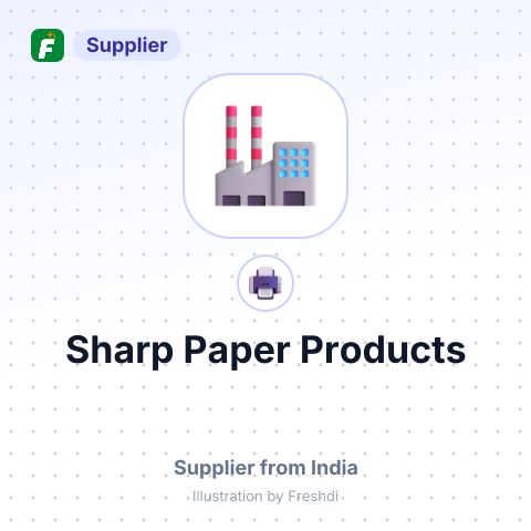 Sharp Paper Products – summary card, no photo uploaded yet