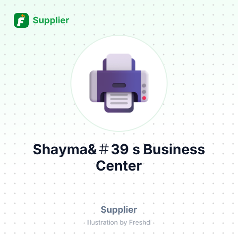 Shayma&＃39;s Business Center – summary card, no photo uploaded yet