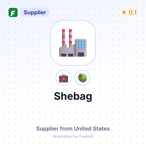 Shebag – summary card, no photo uploaded yet