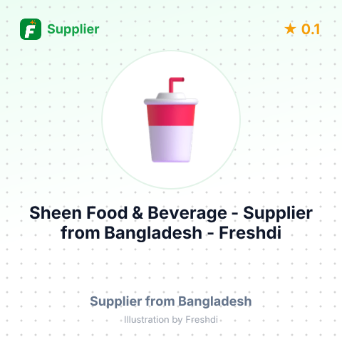 Sheen Food & Beverage  – summary card, no photo uploaded yet