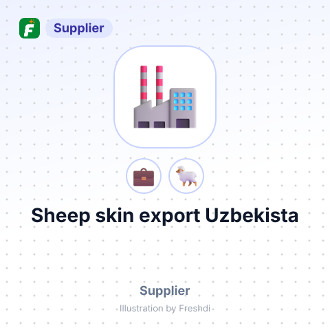 Sheep skin export Uzbekista – summary card, no photo uploaded yet