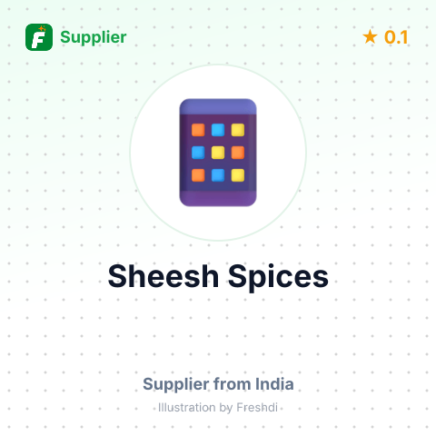 Sheesh Spices  – summary card, no photo uploaded yet