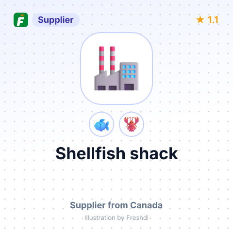Shellfish shack – summary card, no photo uploaded yet