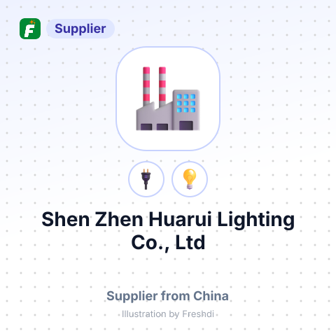 Shen Zhen Huarui Lighting Co., Ltd – summary card, no photo uploaded yet