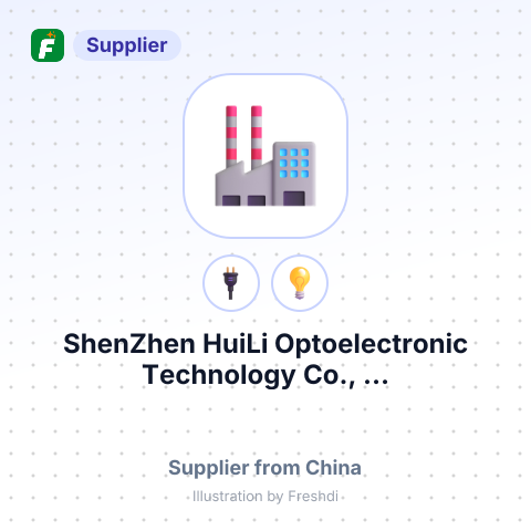 ShenZhen HuiLi Optoelectronic Technology Co., ... – summary card, no photo uploaded yet