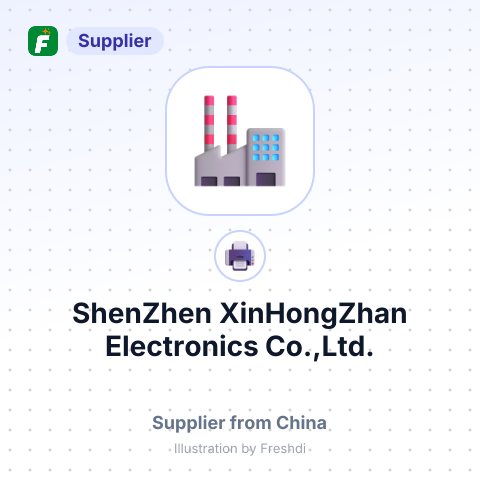 ShenZhen XinHongZhan Electronics Co.,Ltd. – summary card, no photo uploaded yet